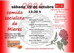 Comida socialista de Mieres