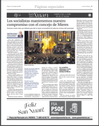 Los y las socialistas mantenemos nuestro compromiso con el concejo